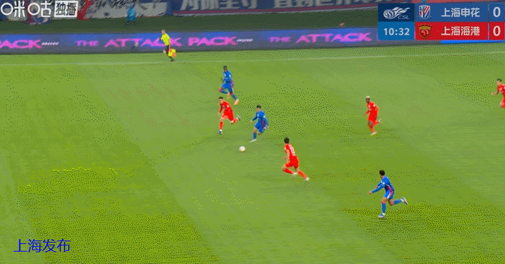 10分钟，特谢拉挑球过人，拉唐迎球推射，稍稍偏出